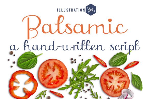 Balsamic: Crafting Authenticity with Hand-Drawn Typography