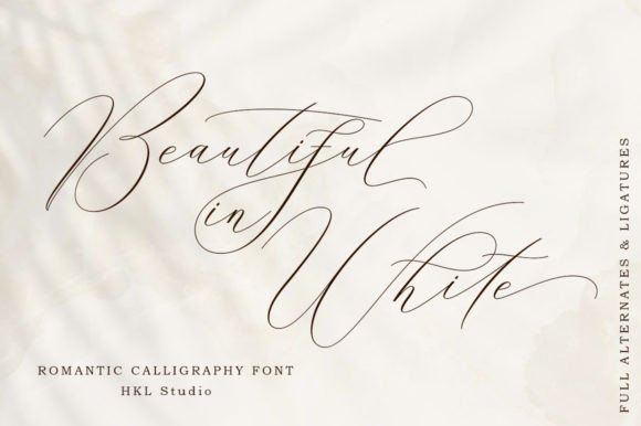 Beautiful in White: Elevate Your Design with Elegant Typography
