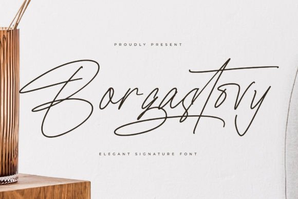Borgastovy: Elevating Design with Sophisticated Script Typography