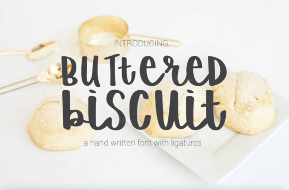 Buttered Biscuit: A Typeface with Whimsical Charm