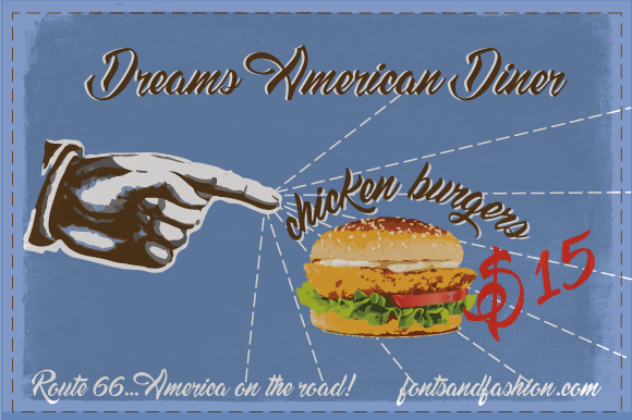 Dreams American Diner: A Vintage Script for Modern Branding