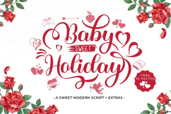 Elevate Your Visual Design with Baby Sweet Holliday
