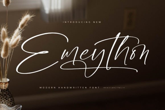Emeython: Elevating Designs with Elegant Script Typography