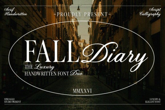 Fall Diary: Elevating Visual Design with a Curated Font Duo