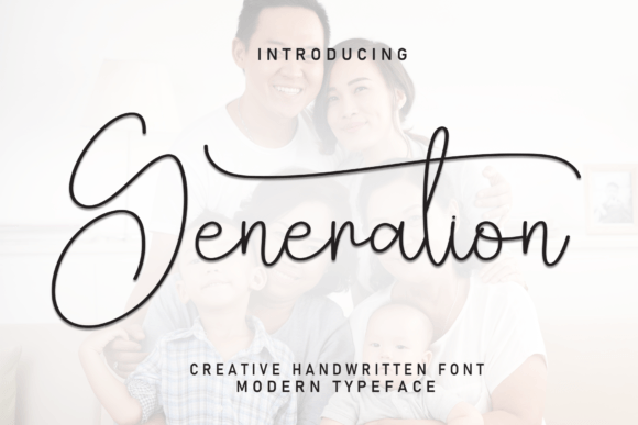 Generation: Elevating Design with Elegant Script Typography