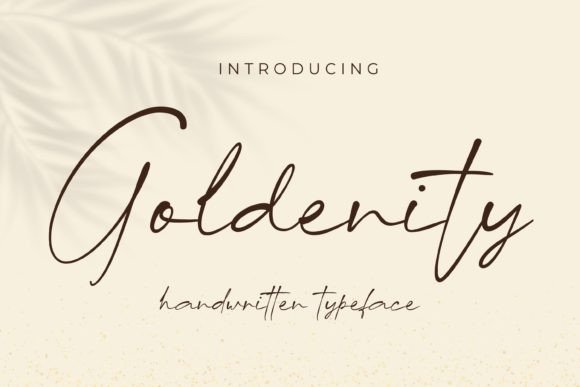 Goldenity: The Script Font Elevating Modern Branding