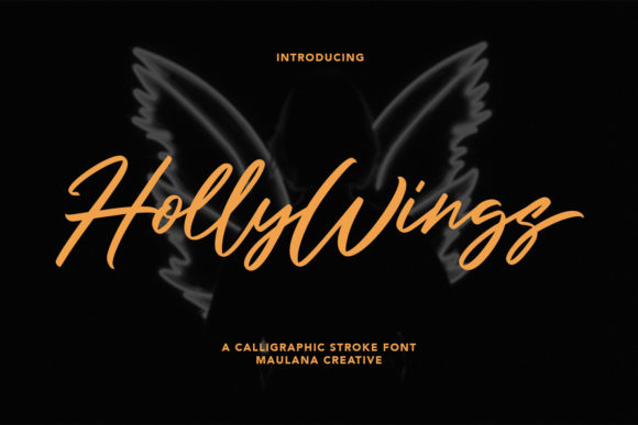 Holly Wings: Elevate Your Designs with Script Flair