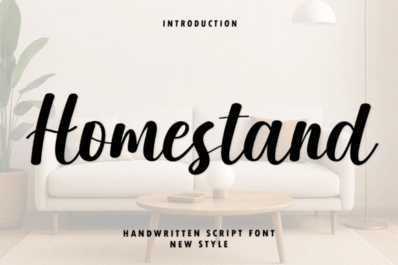 Homestand: The Handwritten Script Font for Modern Elegance