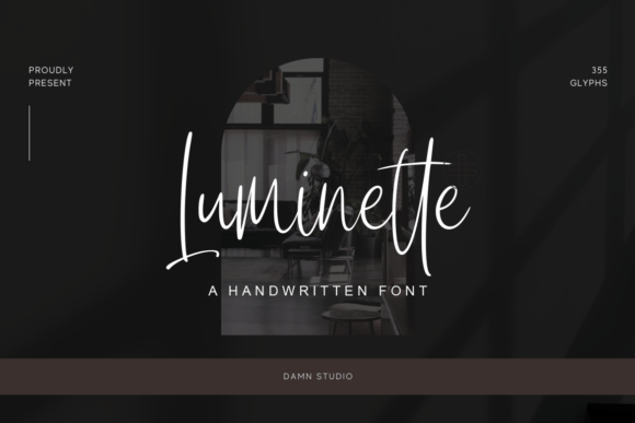 Luminette: Crafting Visual Poetry with a Modern Script Font