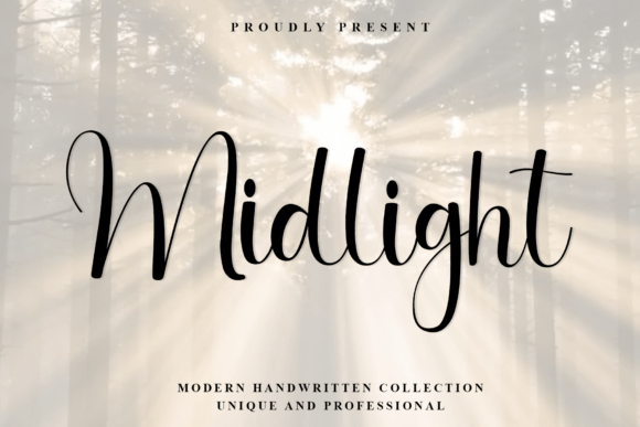 Midlight: Elevating Design with Elegant Script