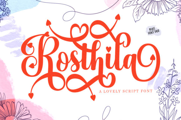 Rosthila: A Modern Script for Elegant Design