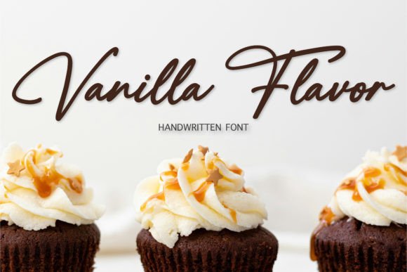 Vanilla Flavor: The Handwritten Script Font for Authentic Design