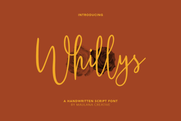 Whillys: The Handwritten Font for Romantic Design